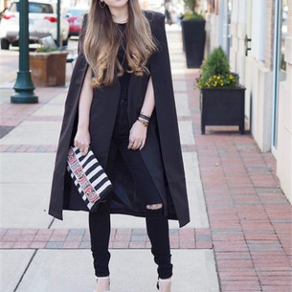 SALE! Midnight Cape Blazer - Picture 7 of 8